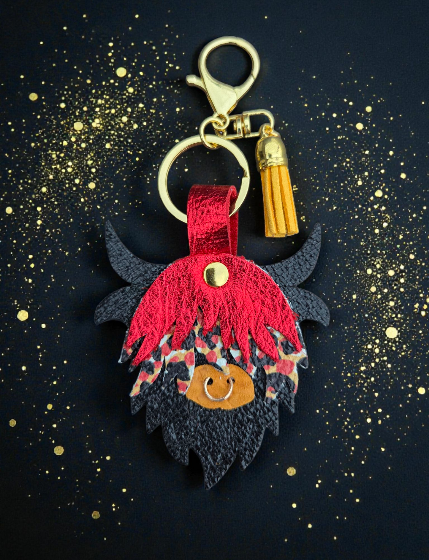 3.25" Hamish Highlander Cow - Embossed - Accessory/Keychain Steel Rule Wooden Die