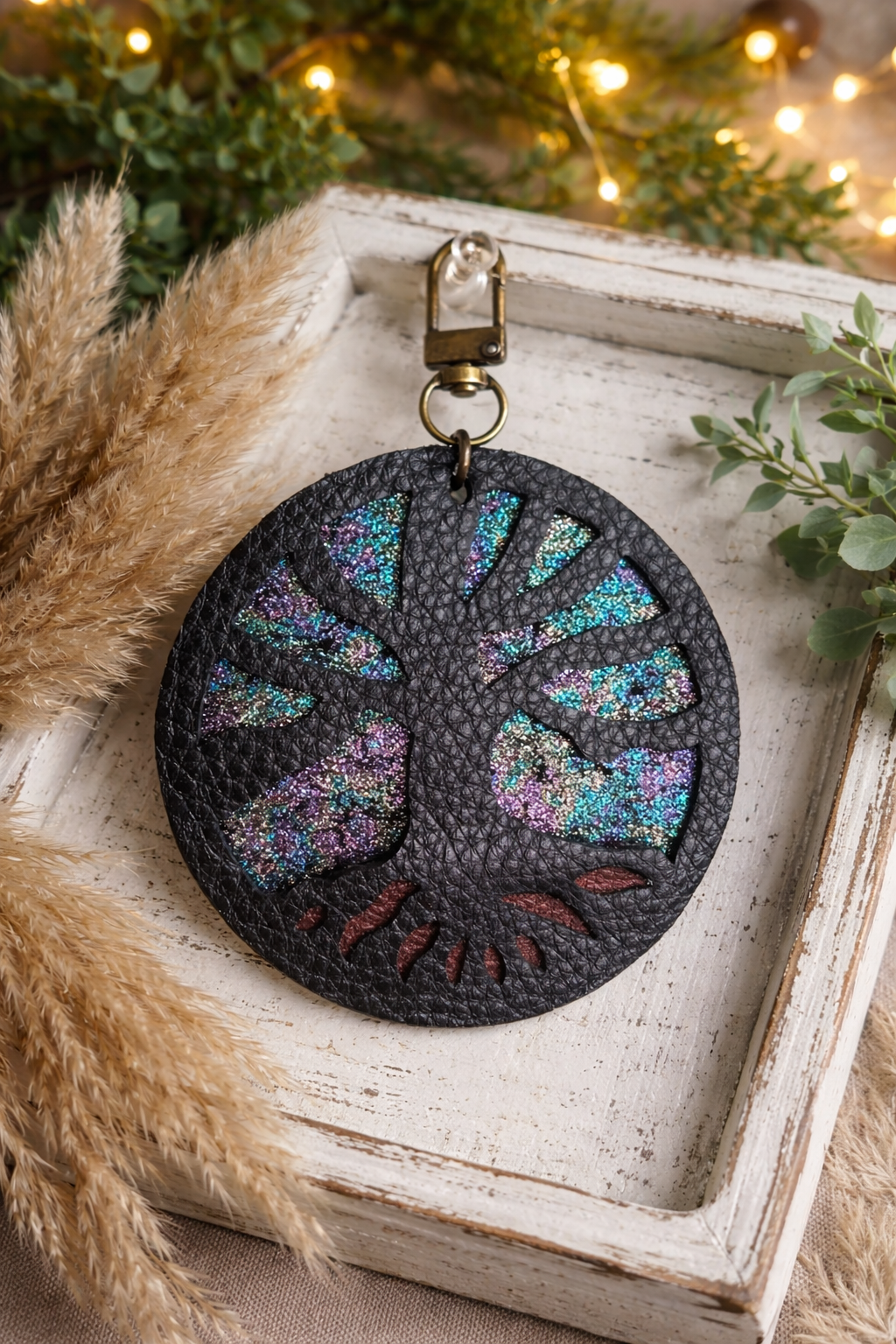 Tree of Life - 3.5" Accessory, Keychain, Purse Charm- Steel Rule Wooden Die