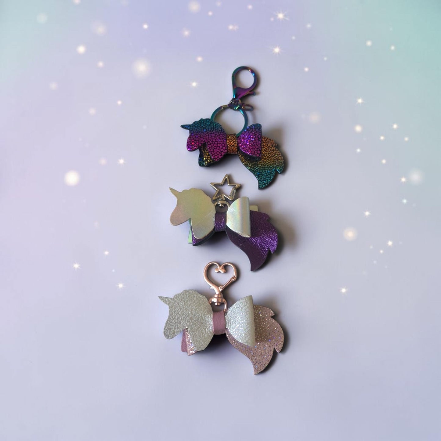 Preorder - Unicorn Tail Bow - Purse flair/zipper pull/hair accessory -Steel Rule Wooden Die (Copy)