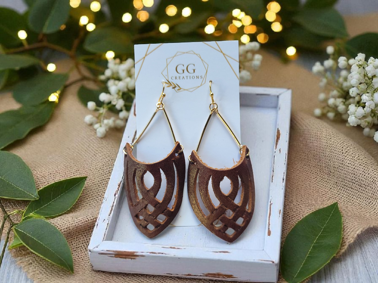 Preorder - Celtic Triangle - Steel Rule Wooden Earring Die