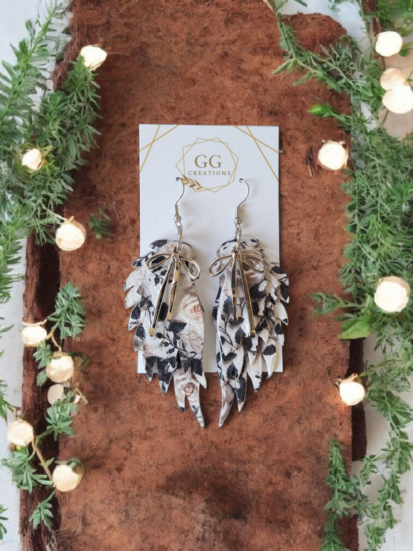 Angel Wings - 3 layers - Steel Rule Wooden Earring Die