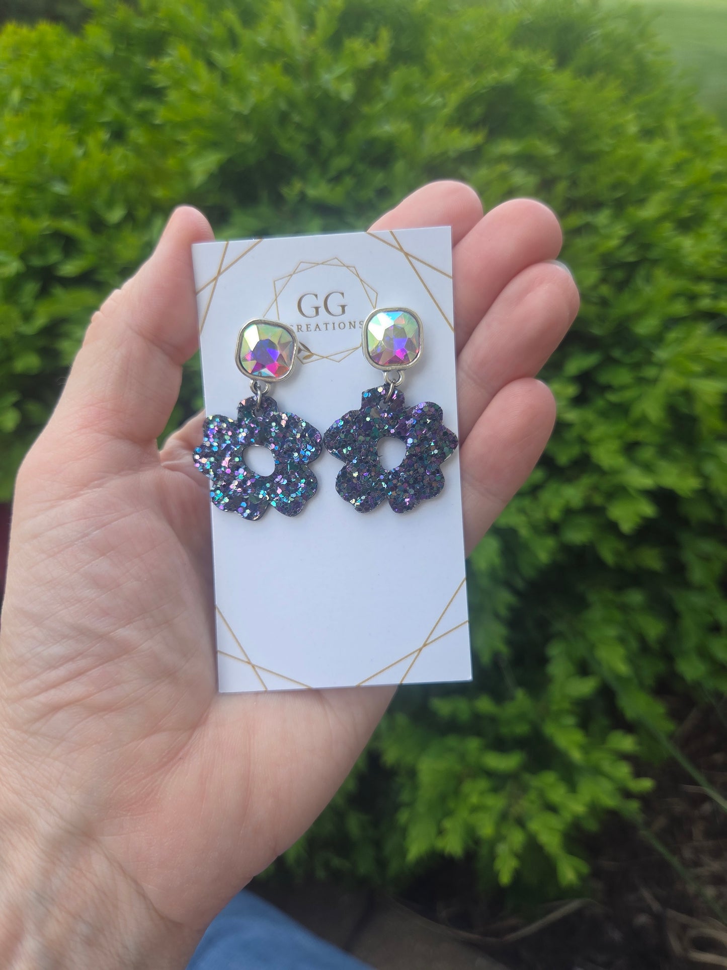Preorder - Boho Flowers - 2 sizes - pairs - Steel Rule Wooden Earring Die