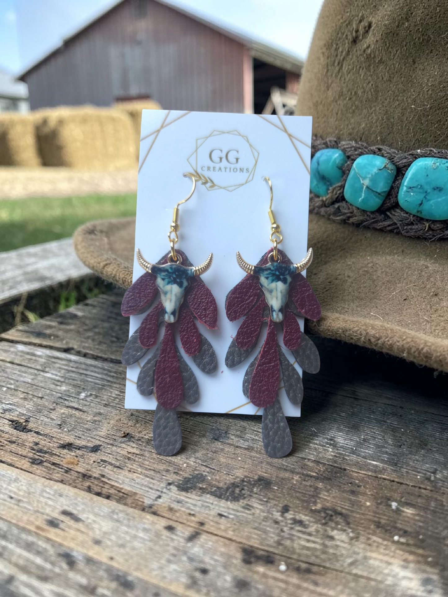 Leaves of the Vine - 4 sizes - Steel Rule Wooden Earring Die