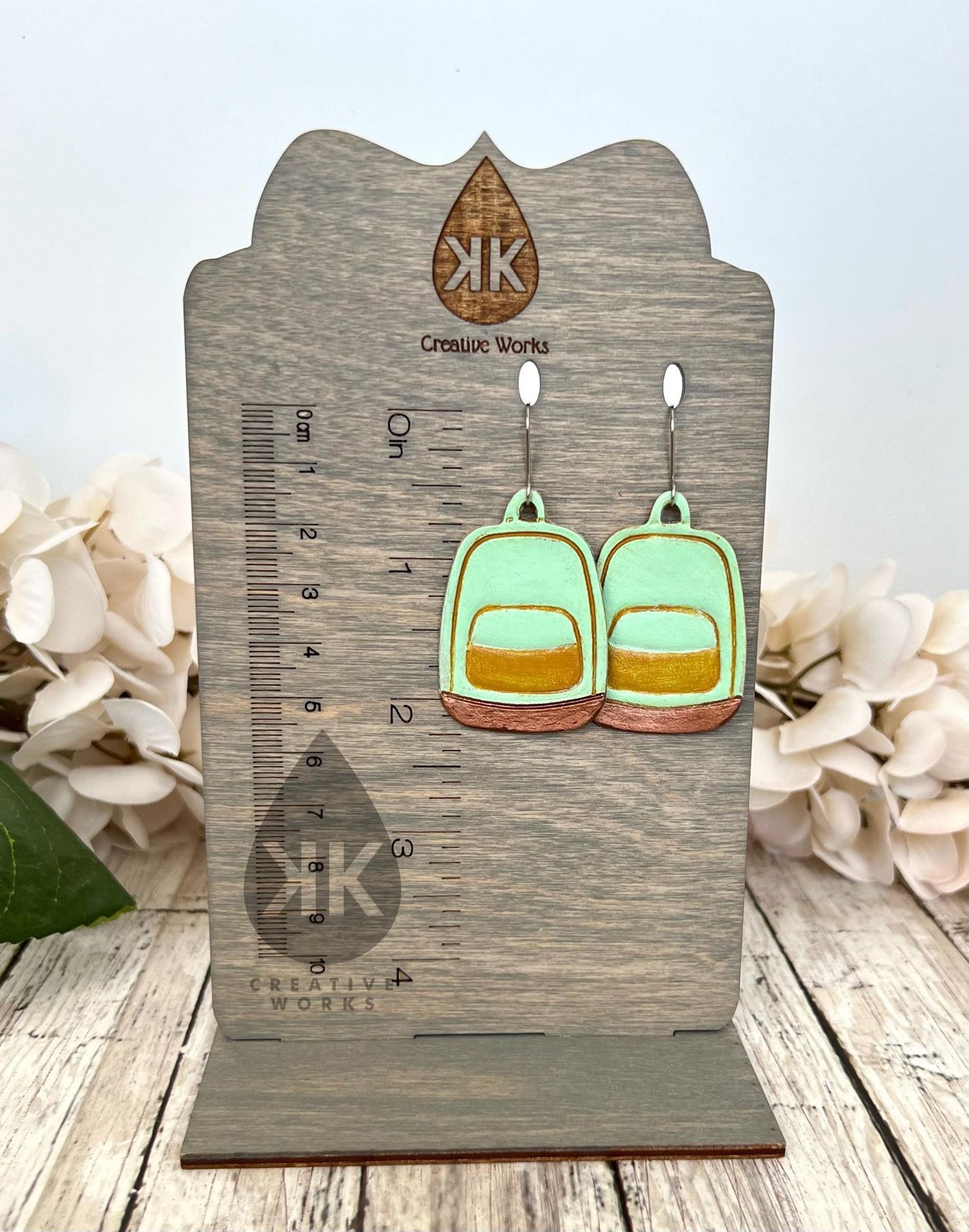 Colorful Classroom - 8 Embossed Designs - Back to School - Embossed - Steel Rule Wooden Earring Die