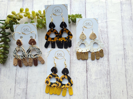 Preorder  - Katie - Steel Rule Wooden Earring Die