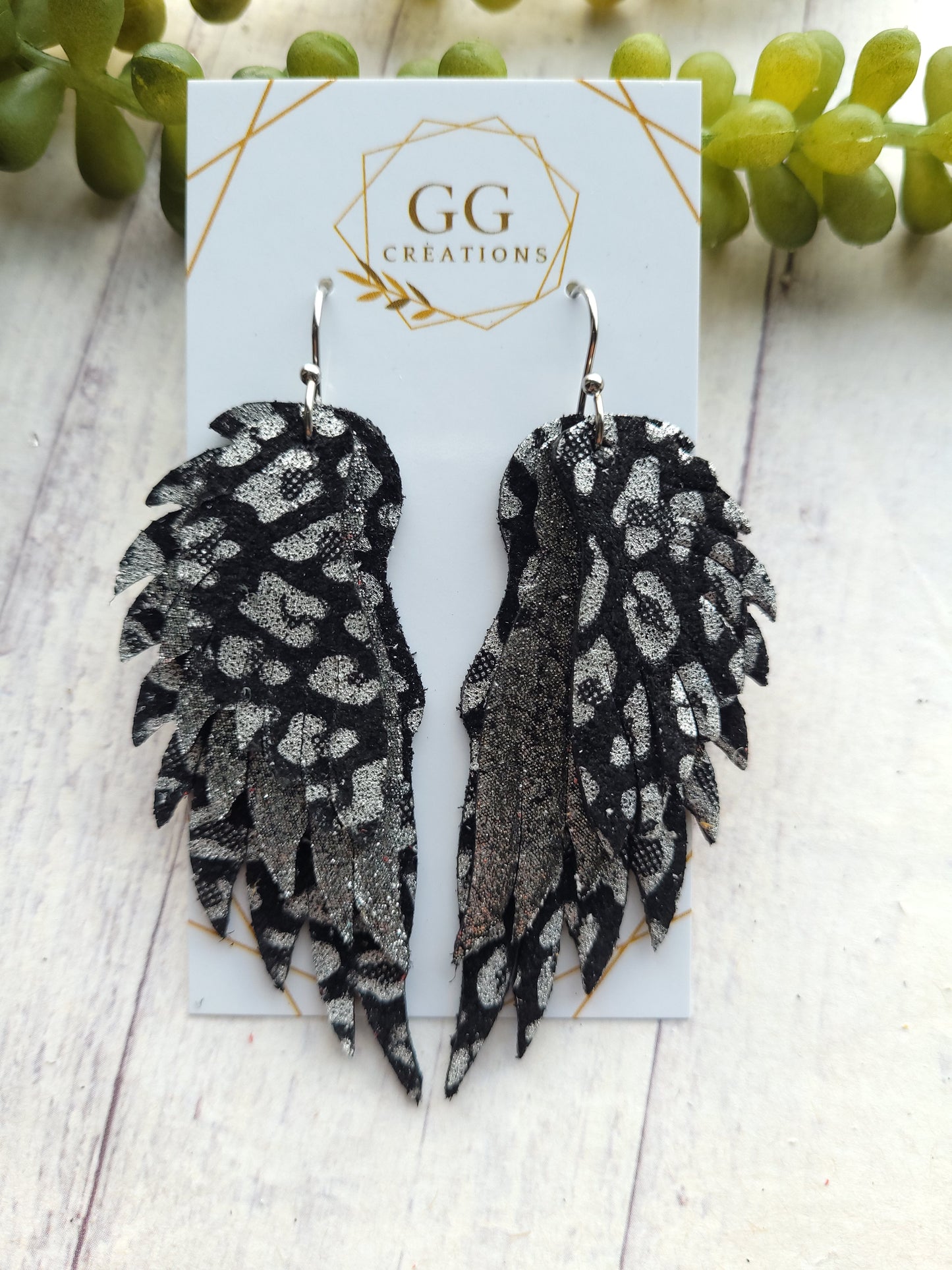 Preorder- Angel Wings - 3 layers - Steel Rule Wooden Earring Die