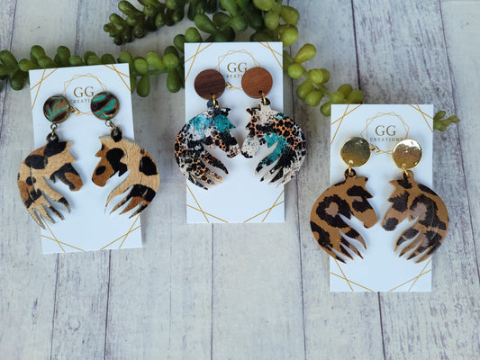 Preorder - Horse Head - Steel Rule Earring Die