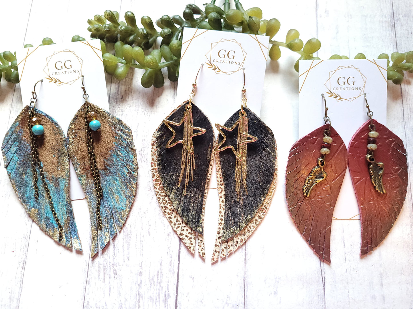 Preorder - Dawning Side Fringe Feather - Steel Rule Earring Die