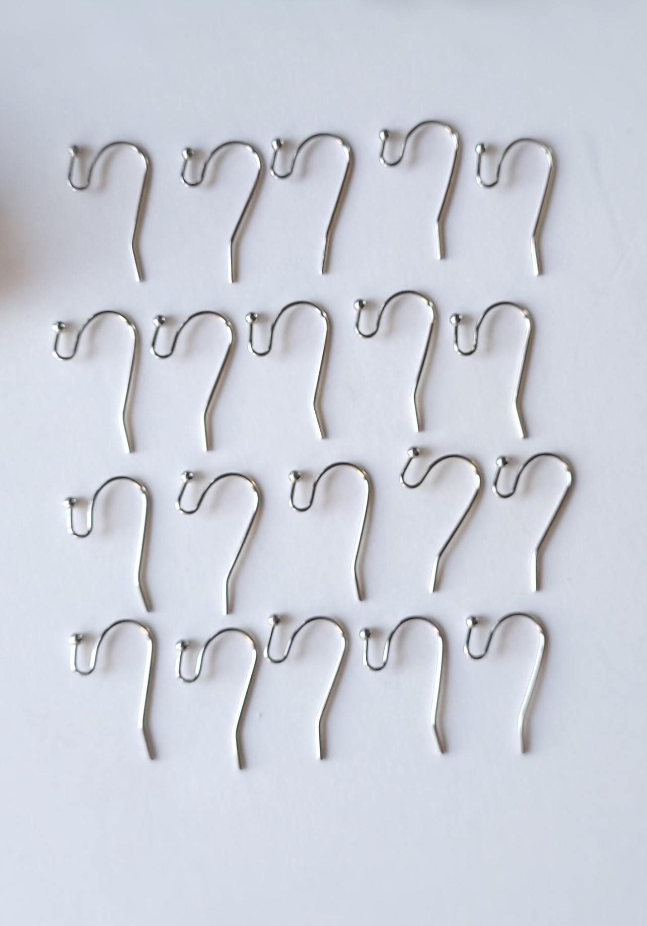 20 pieces- Stainless Steel Ball Hook -  20mm