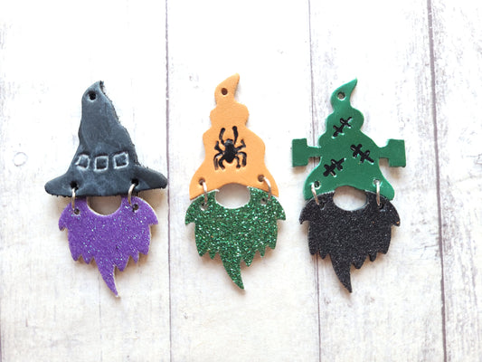 Preorder - Halloween Gnomes - Steel Rule Wooden Earring Die