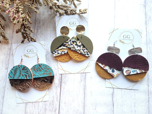Preorder - Geometric Circle - 1.5" - Steel Rule Wooden Earring Die