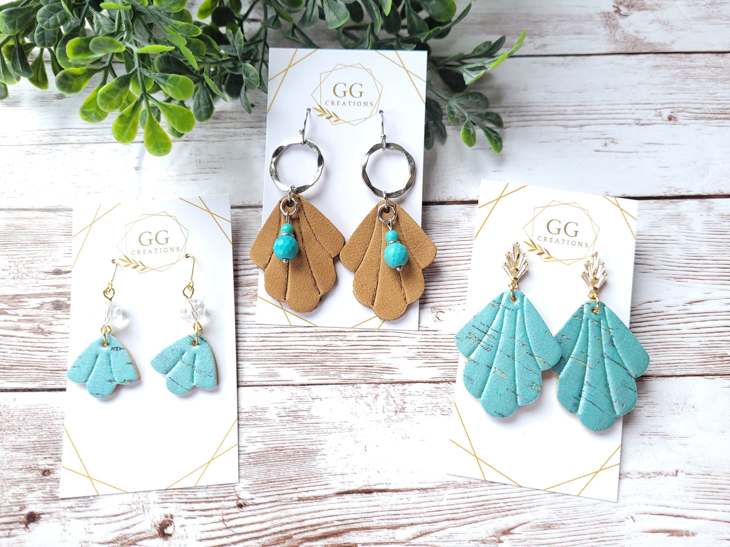 Preorder - Scalloped Leaf - Embossed - Steel Rule Wooden Earring Die