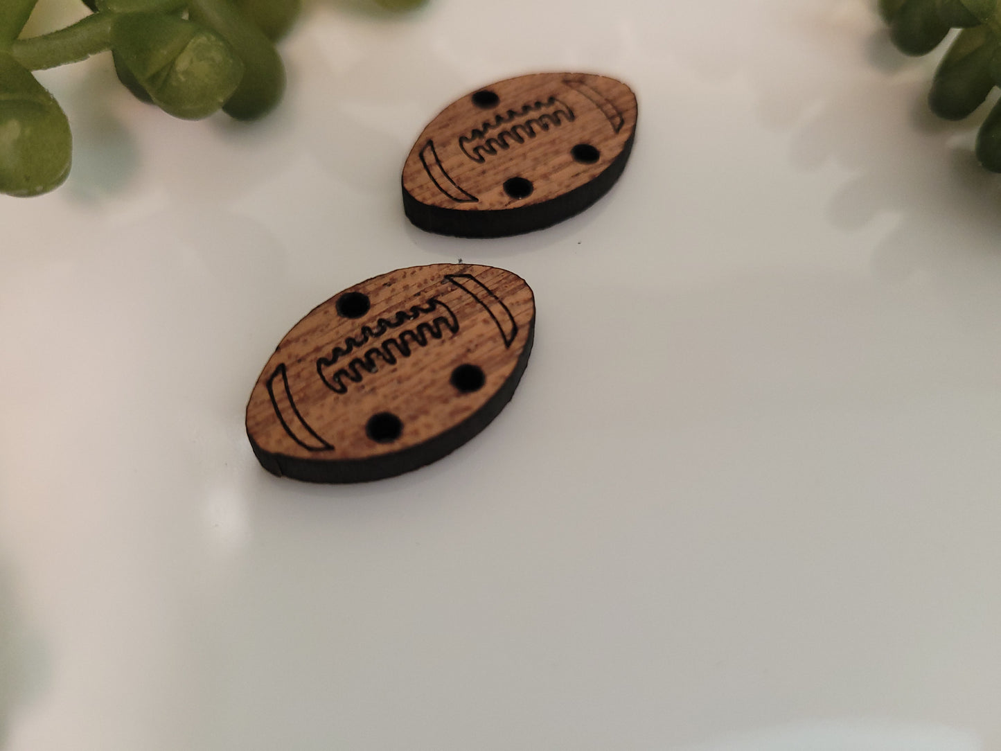 Wood Football Connector pieces