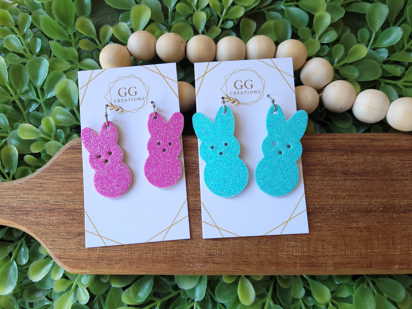 Peeps  - 1.5" and 1.75" pairs - (2 sizes, Pairs) - Steel Rule Wooden Earring Die