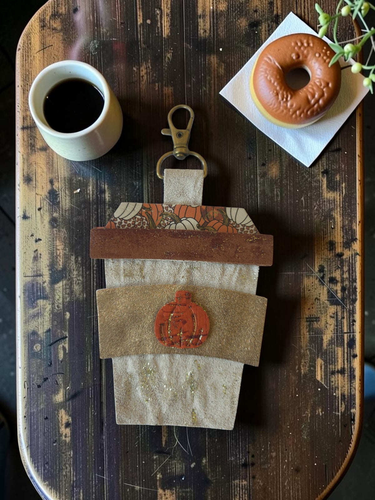Preorder - 4" Coffee Cup - Bag Flair/Charm, Accessory Keychain Die - Steel Rule Wooden Die
