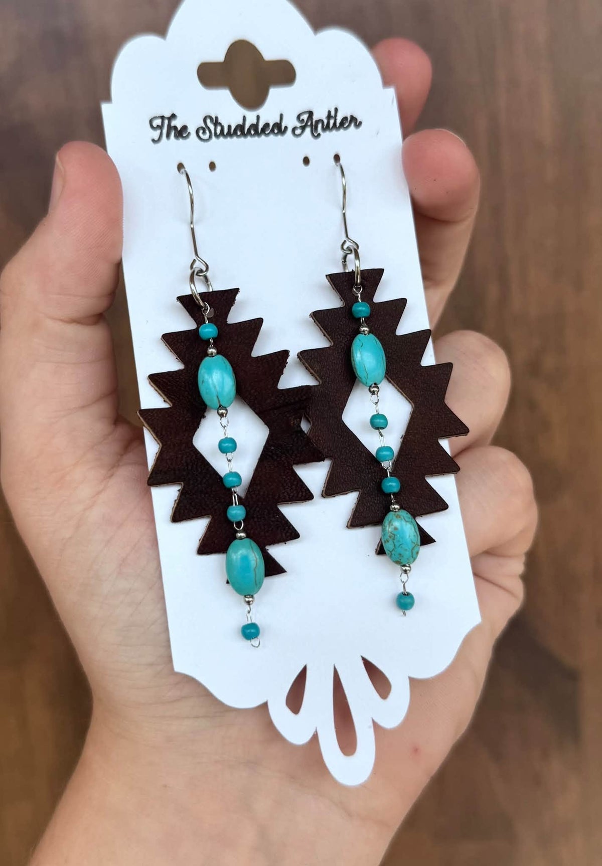 Preorder - Aztec - 4 sizes - Steel Rule Earring Die