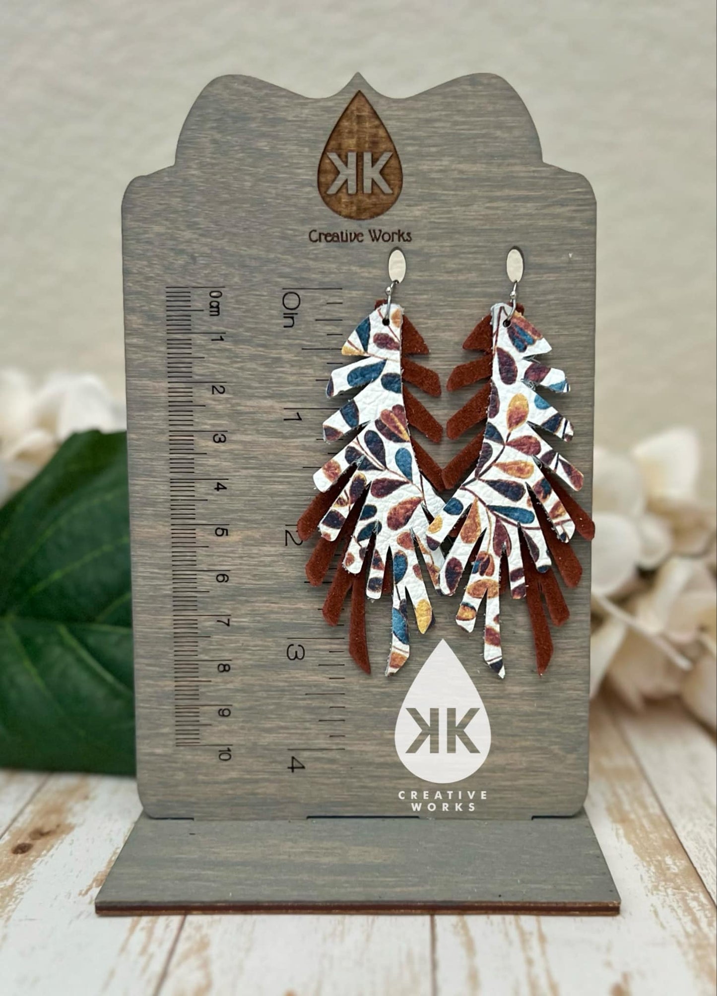 Jamie's Fringy Feathers - Steel Rule Earring Die