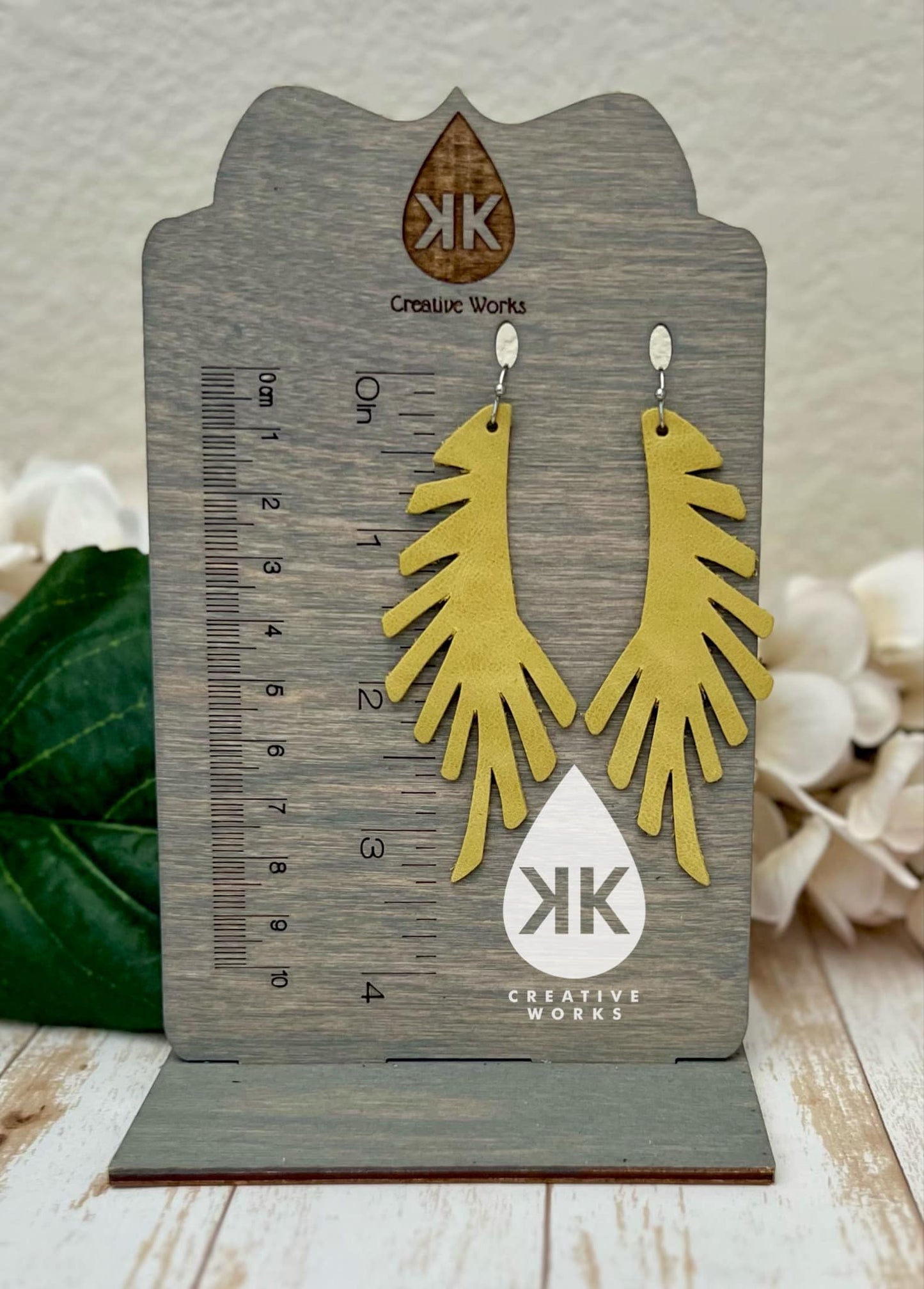 Jamie's Fringy Feathers - Steel Rule Earring Die