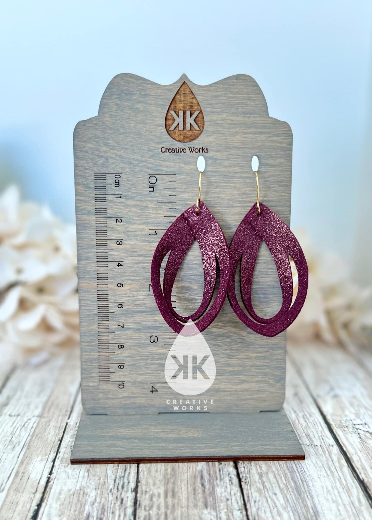 Jenny - 3D Earring Die - Steel Wood Earring Die