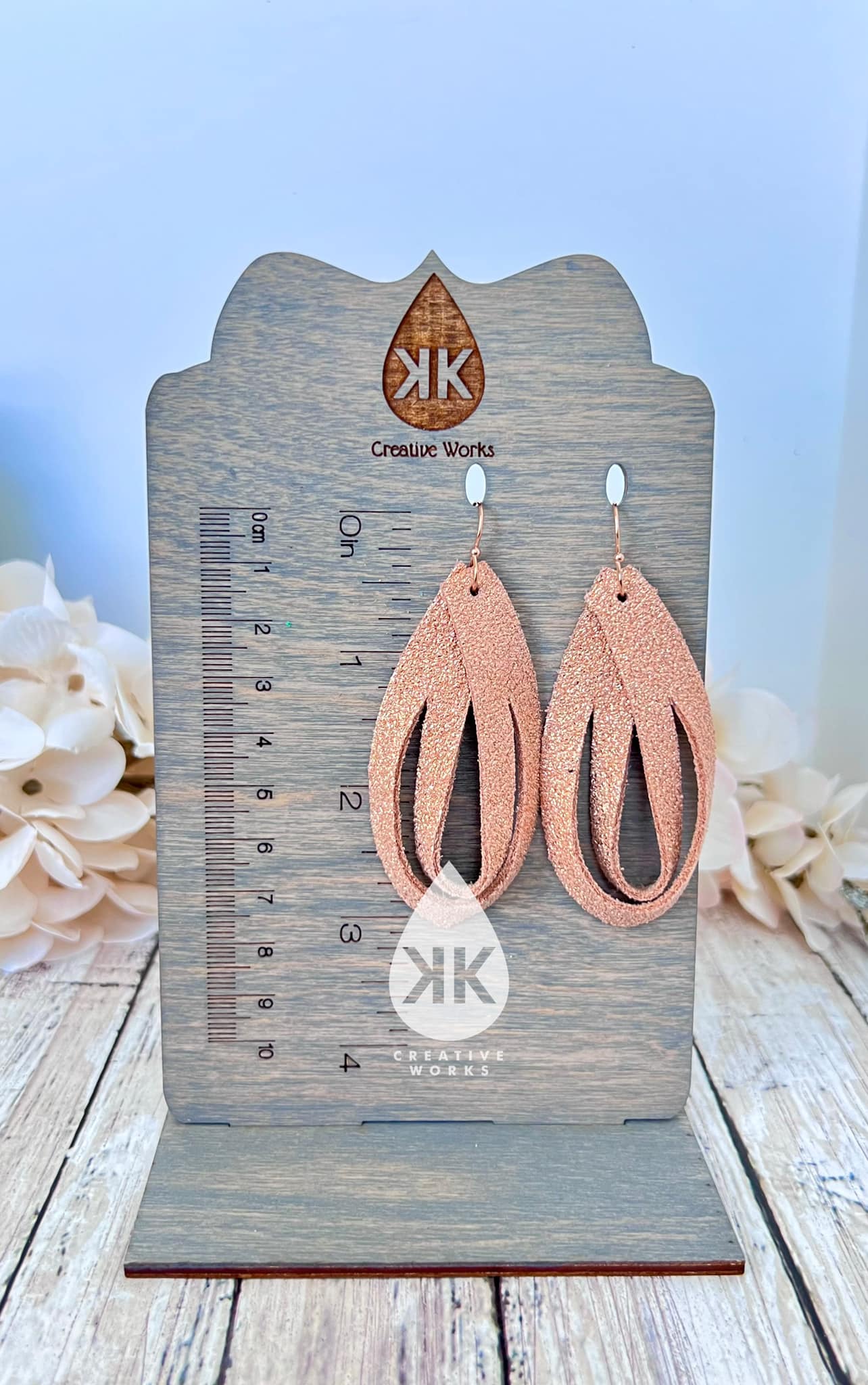 Jenny - 3D Earring Die - Steel Wood Earring Die