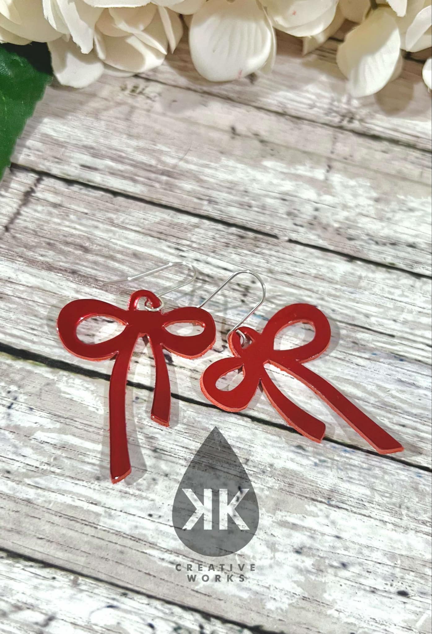 Multi Long Tail Bows - 4 styles (mirrored pairs) - Steel Rule Wooden Earring Die