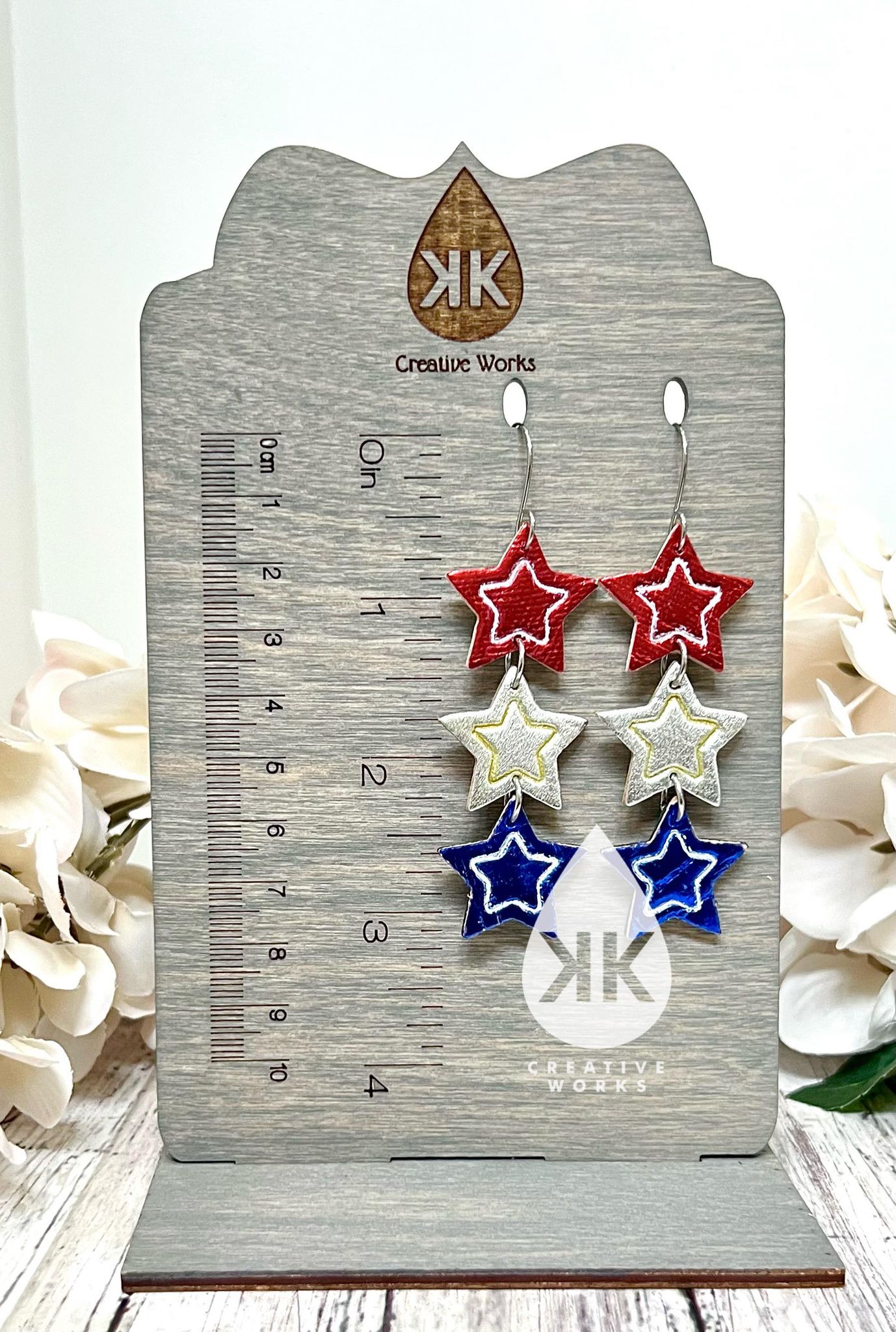 The All American -  Steel Rule Wooden Earring Die