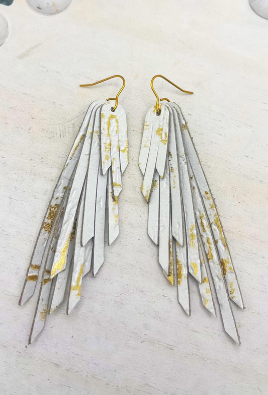 Preorder - Multi Skinny Fringe - Steel Rule Wooden Earring Die