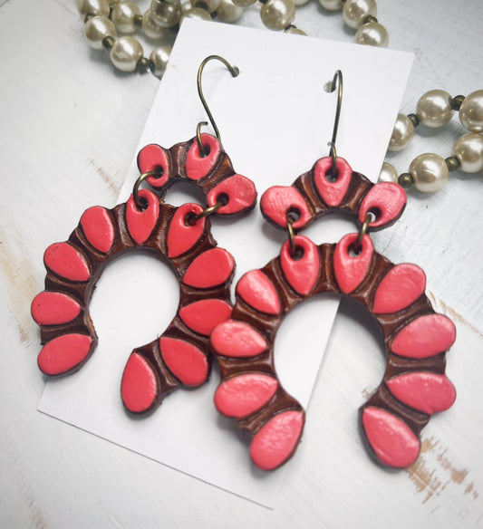 Preorder - Squash Blossom Concho - Embossed Pair - Steel Rule Wooden Earring/Necklace Die