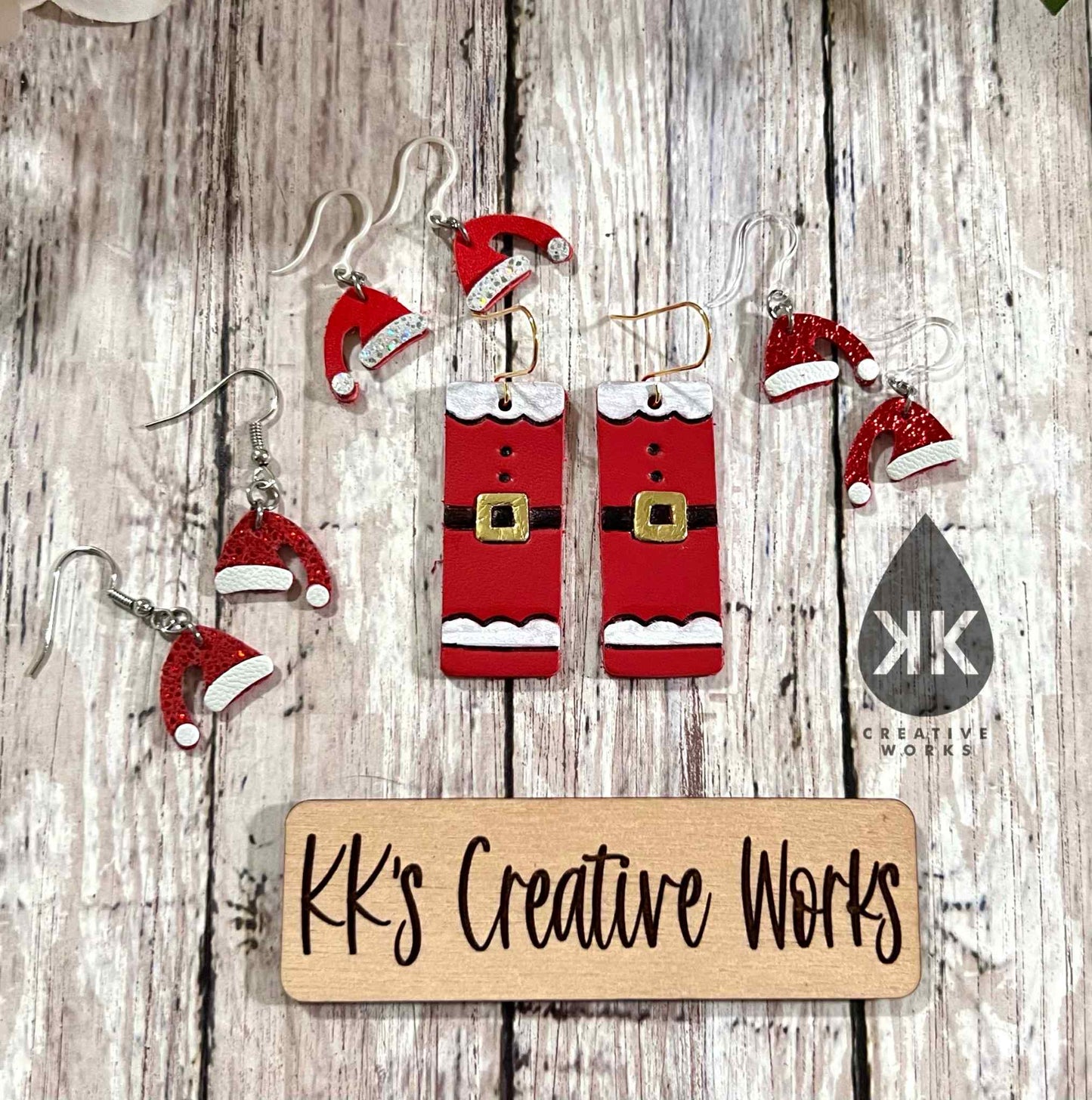 Embossed Christmas Bars - 4 designs & cutouts - Steel Rule Earring Die