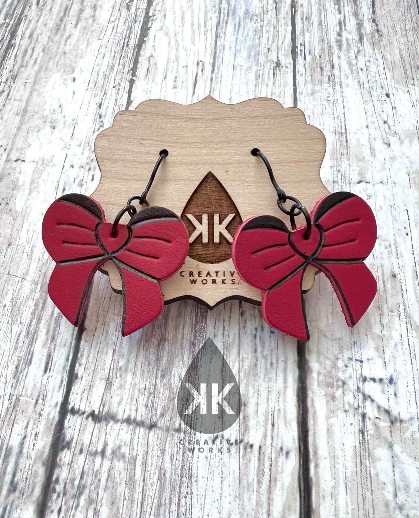Bow-u-tiful Bliss - Embossed Multi Bows - 5 styles (pairs) - Steel Rule Wooden Earring Die
