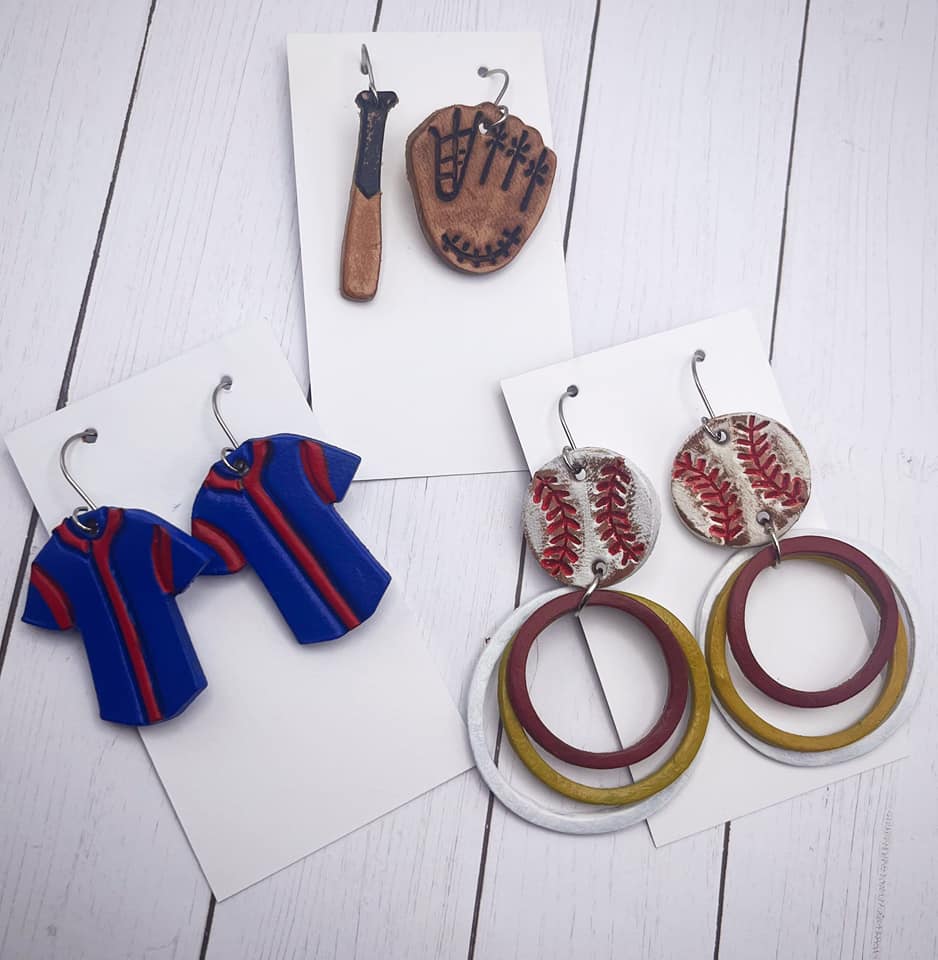 Take me out to the ball game - Embossed Baseball Themed Set - 4 Shapes ...