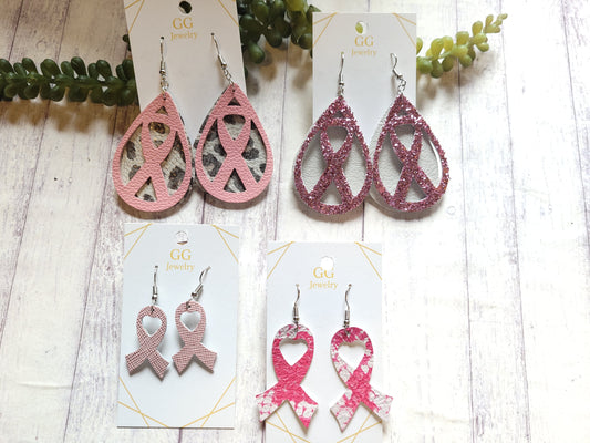 Breast Cancer Awareness- Steel Rule Earring Die