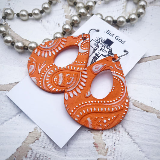 Preorder - Calypso’s teardrops - 2 sizes (pairs) - Steel Rule Wooden Earring Die