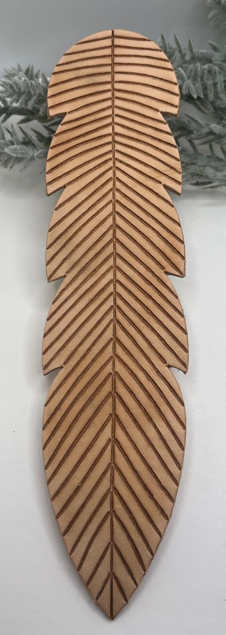 Preorder - Embossed Feather Bracelet - Steel Rule Wooden Die
