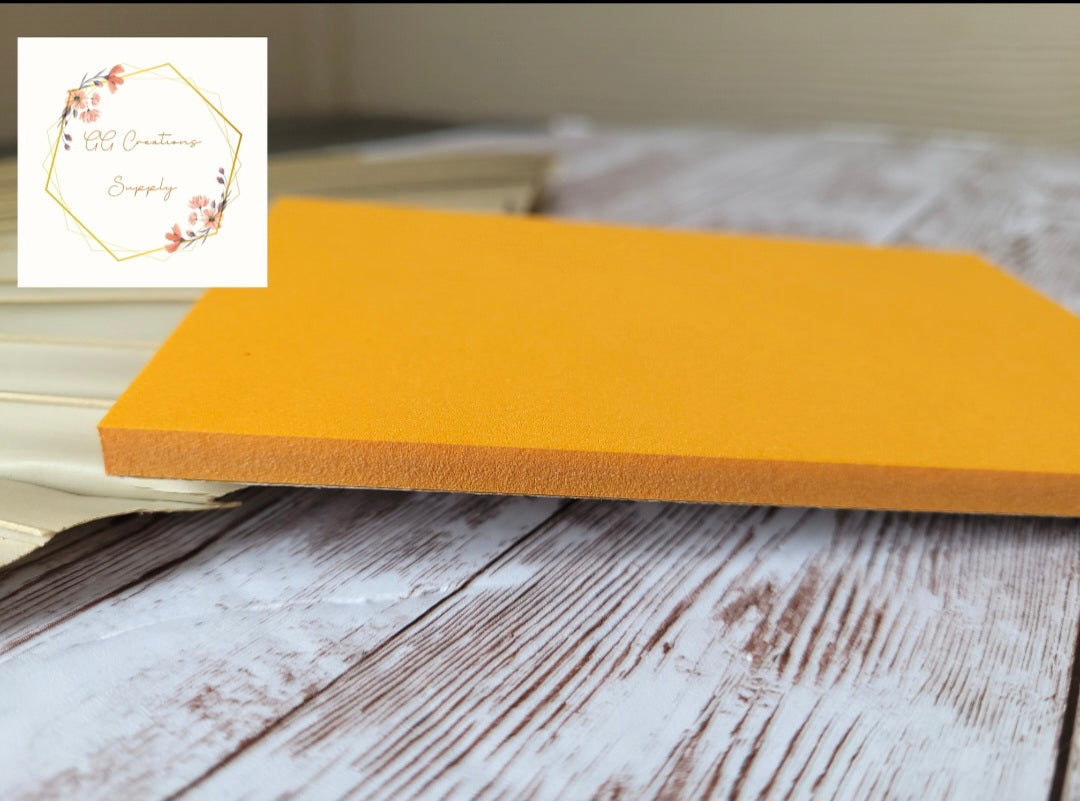 Orange foam - 4' x 6" -  Dense replacement foam for steel rule dies