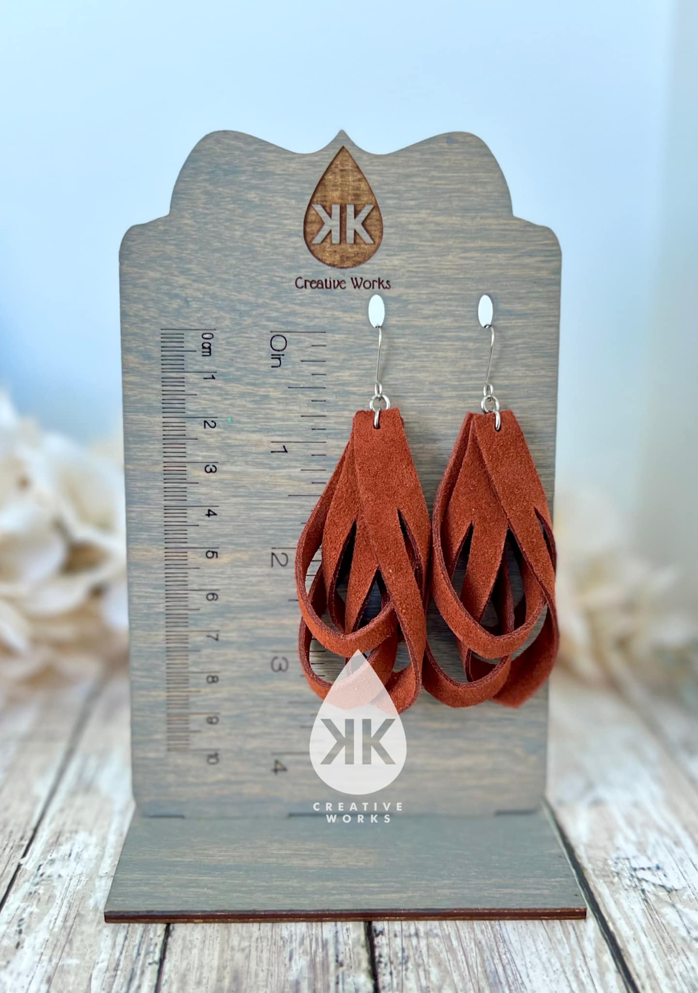 Jenny - 3D Earring Die - Steel Wood Earring Die