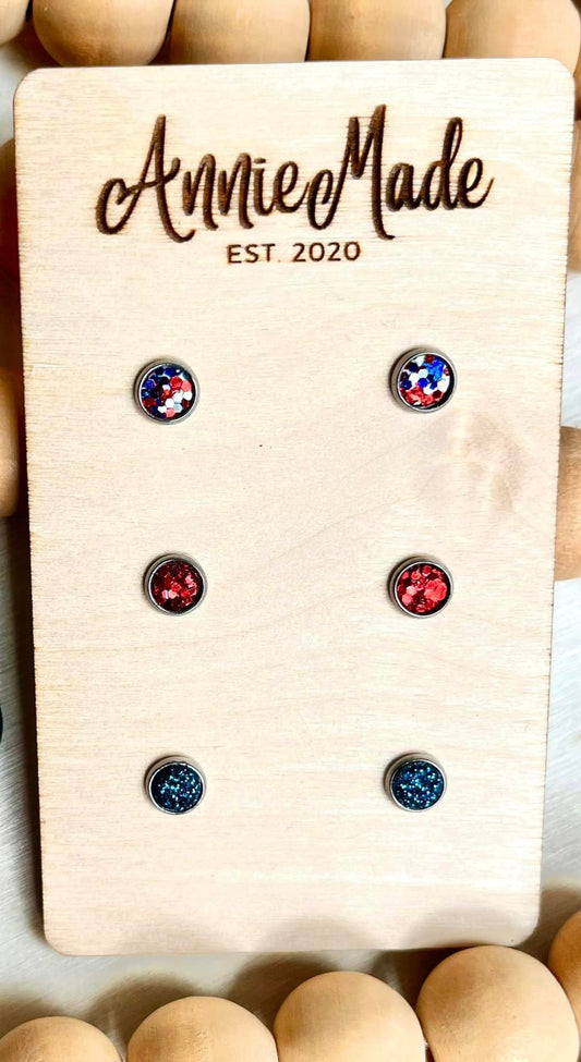 6mm Studs Earring Die - Steel Rule Wooden Earring Die