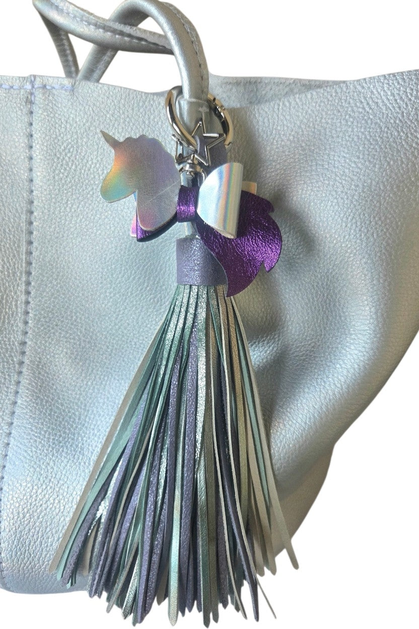 Preorder - Unicorn Tail Bow - Purse flair/zipper pull/hair accessory -Steel Rule Wooden Die (Copy)