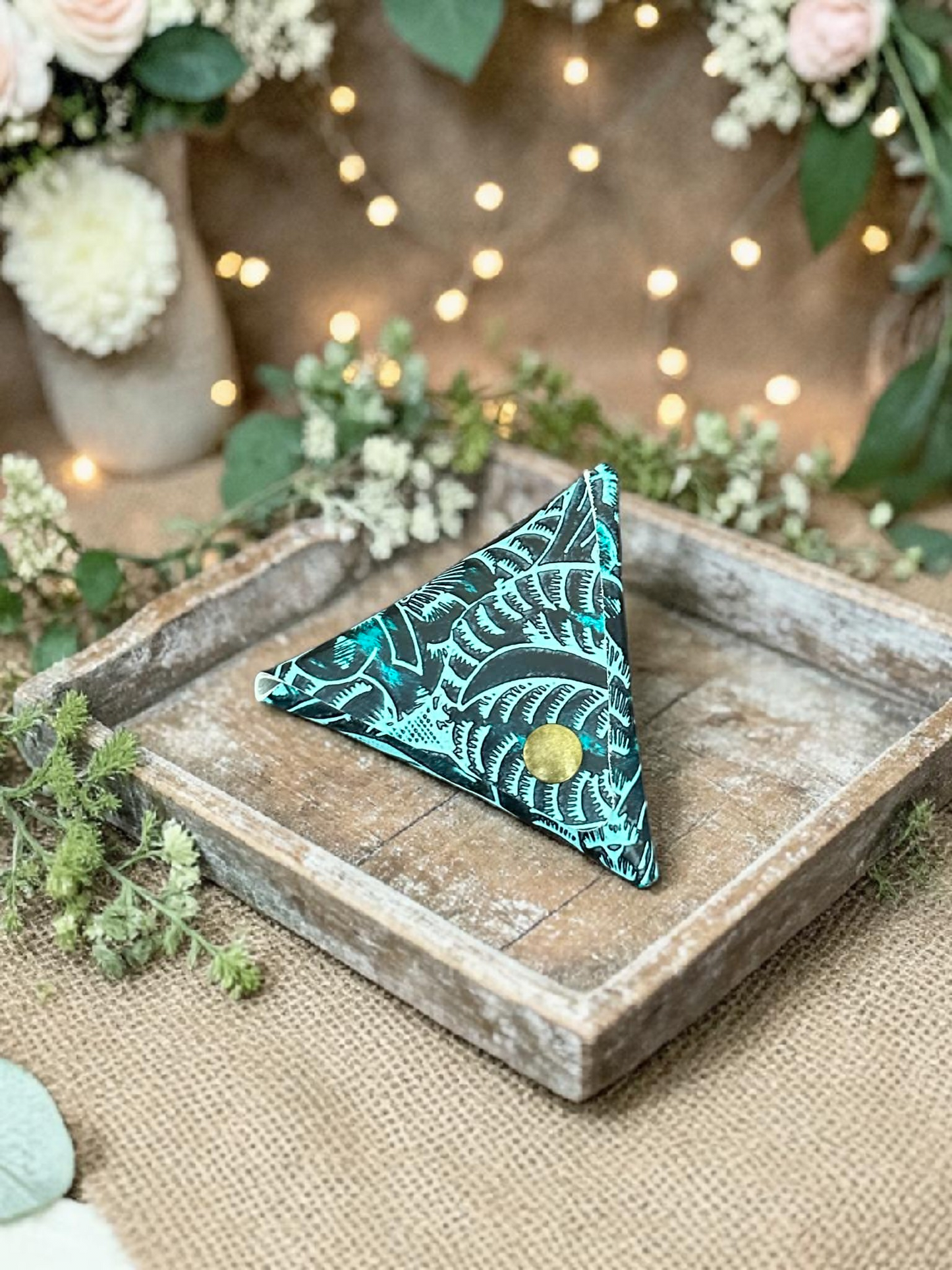Preorder - Triangle Coin Purse/Pouch - Accessory - Steel Rule Wooden Die