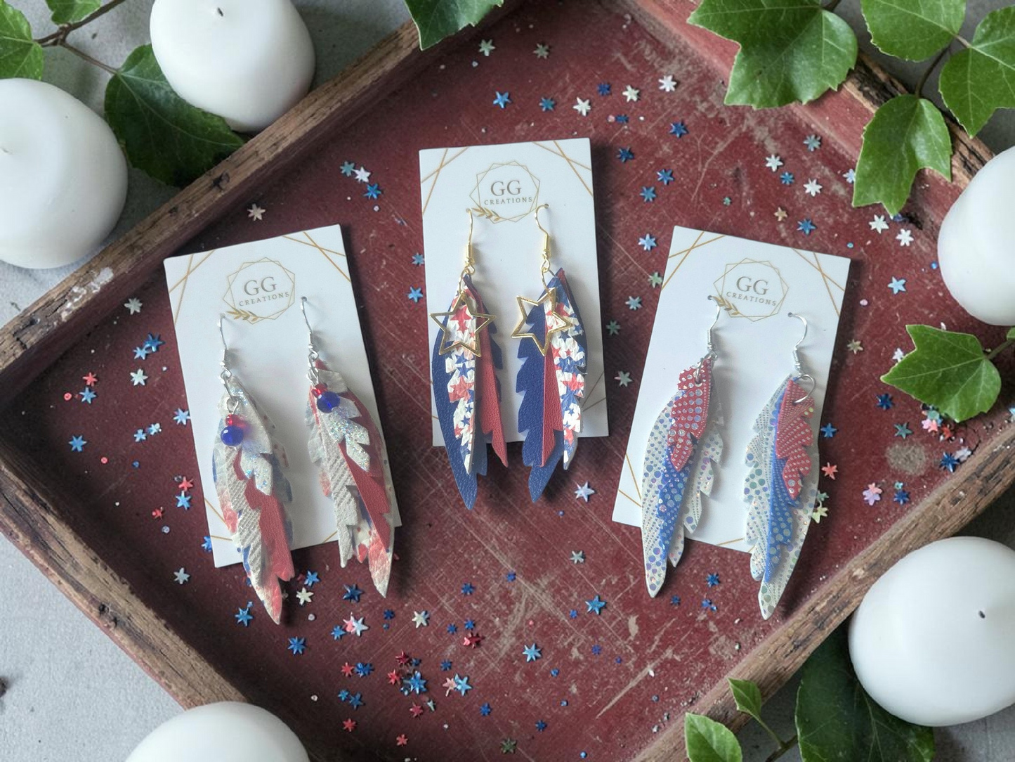 Ellie - Side Fringe Feathers - Steel Rule Wooden Die