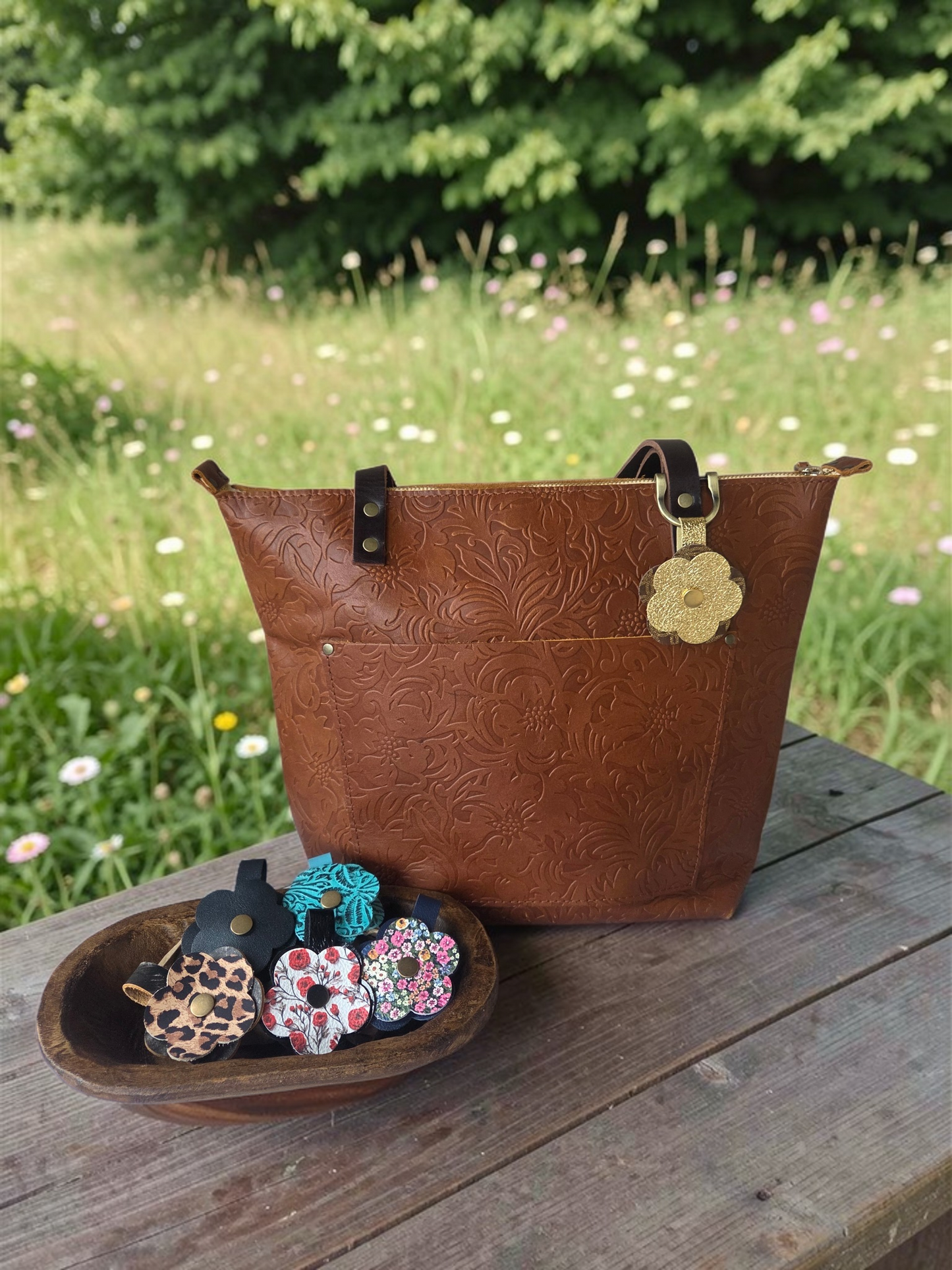 Flower Snap - Purse/Bag Accessory - Steel Rule Wooden Die