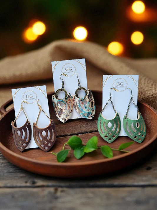 Preorder - Celtic Triangle - Steel Rule Wooden Earring Die