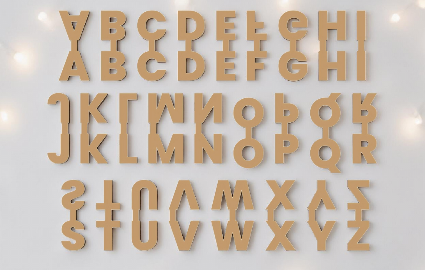 Preorder - Alphabet Letter - Pick your Letter and Size - Steel Rule Wooden Die