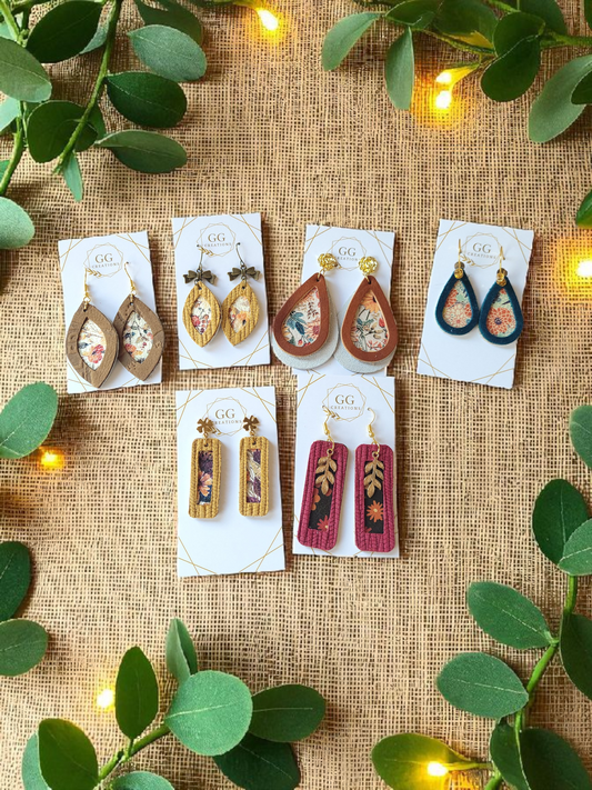 Preorder - Layered Inlays - Steel Rule Wooden Earring Die
