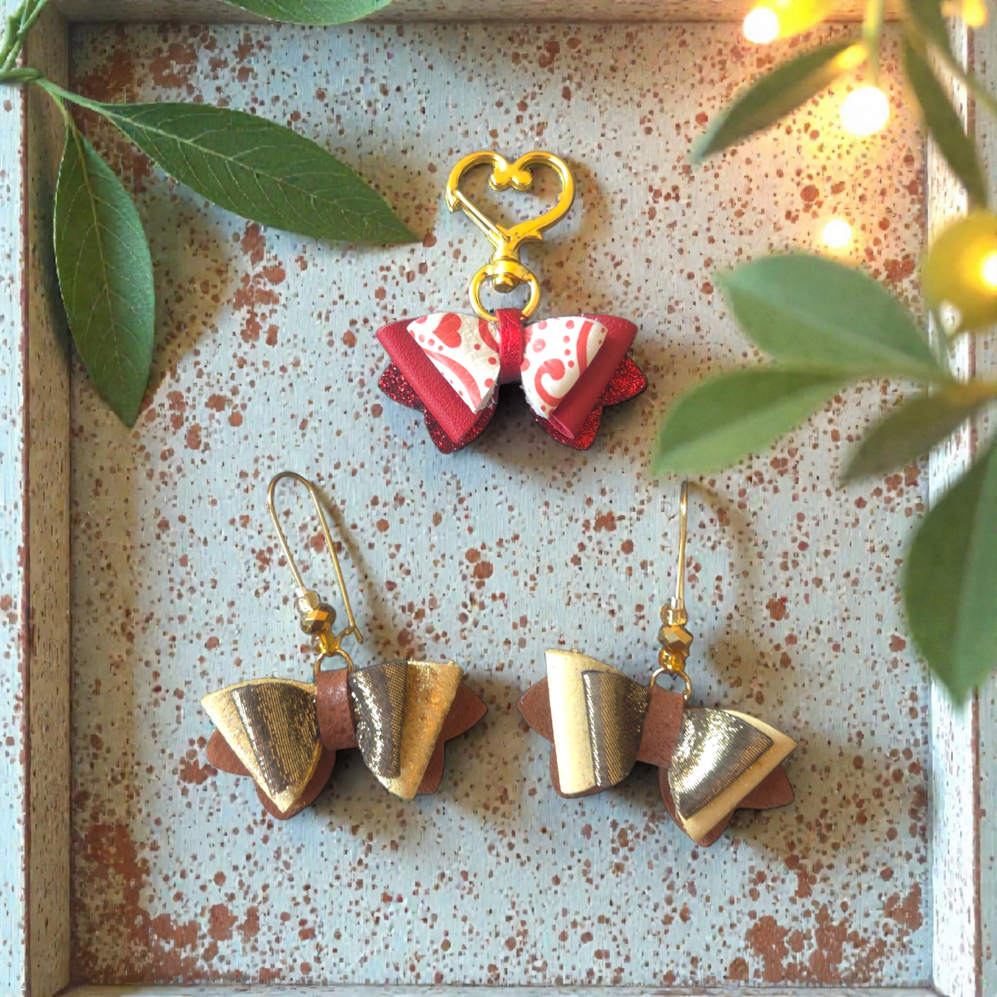 Mini Earring Bella Bow - Steel Rule Earring Wooden Die