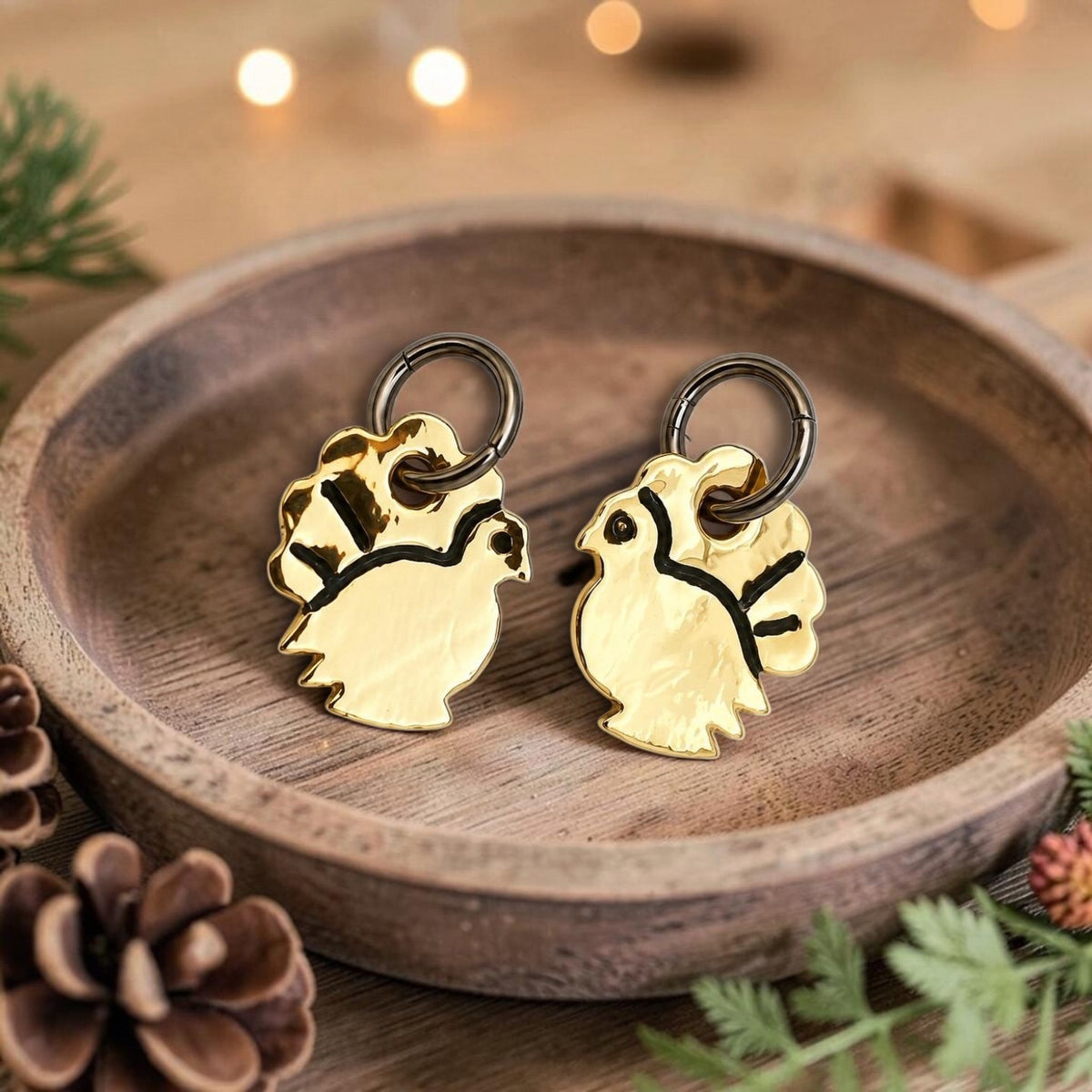 Preorder - Fall Multi Huggie Dangles  - 8 designs - embossed mirrored pairs - Steel Rule Wooden Earring Die