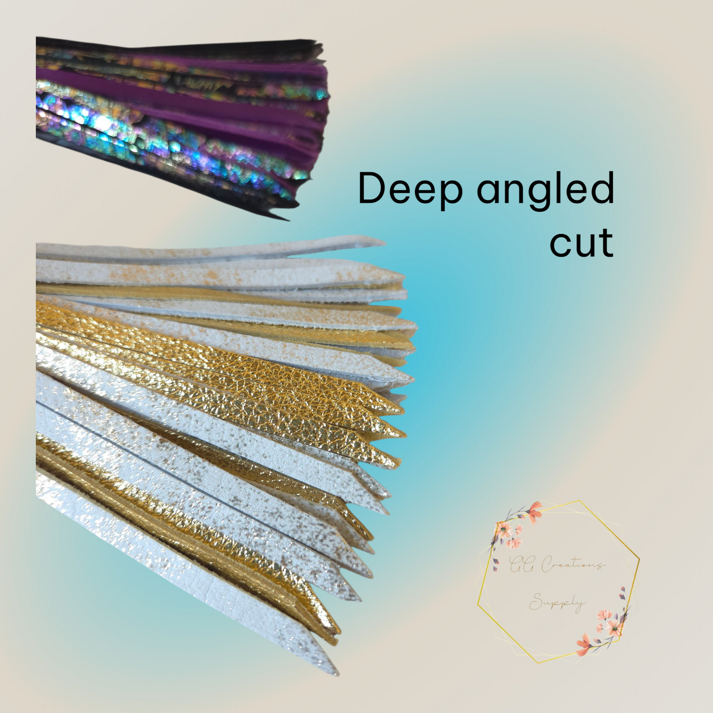 Preorder - Deep Angled Cut Tassel Fringe for Keychain/Bag Accessory - Steel Rule Die