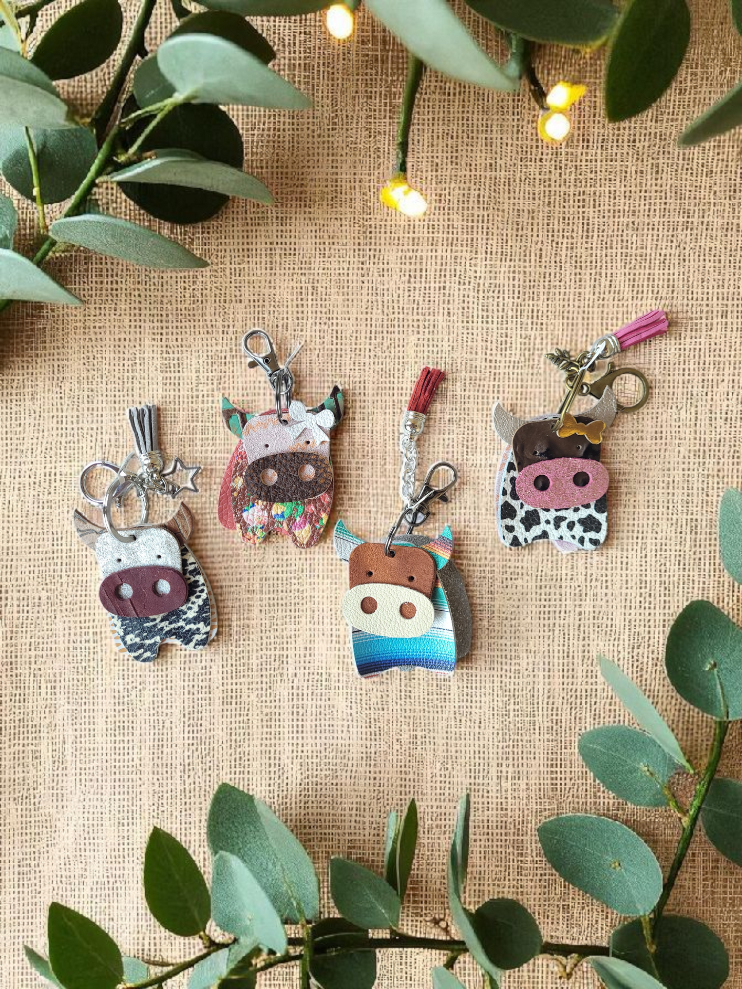 Preorder - Multi Layered Bull/Cow Bag Charm, Accessory Keychain Die - Steel Rule Wooden Die