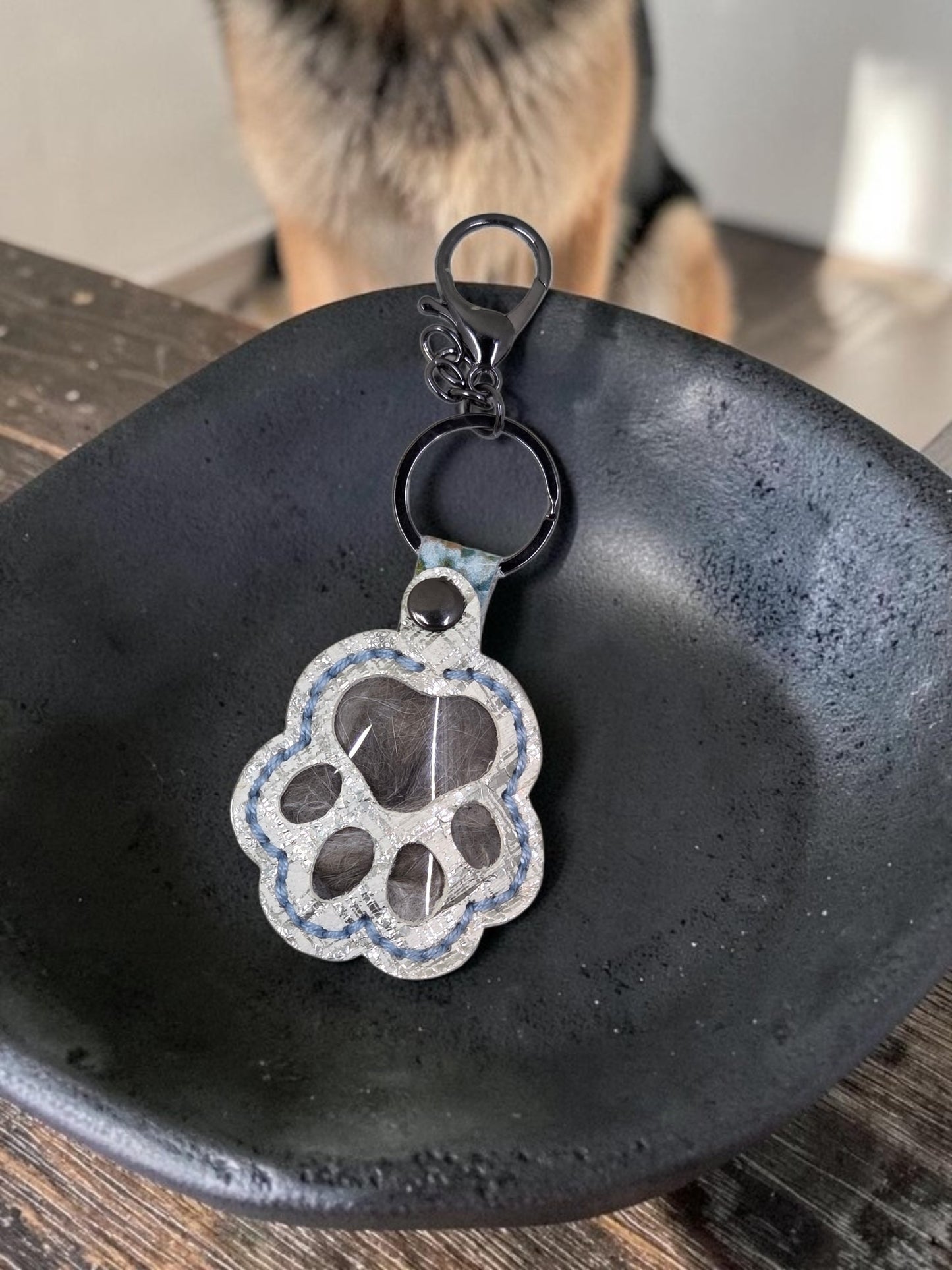 Preorder - Paw Print Fur Keepsake - Bag Charm, Accessory Keychain Die - Steel Rule Wooden Die