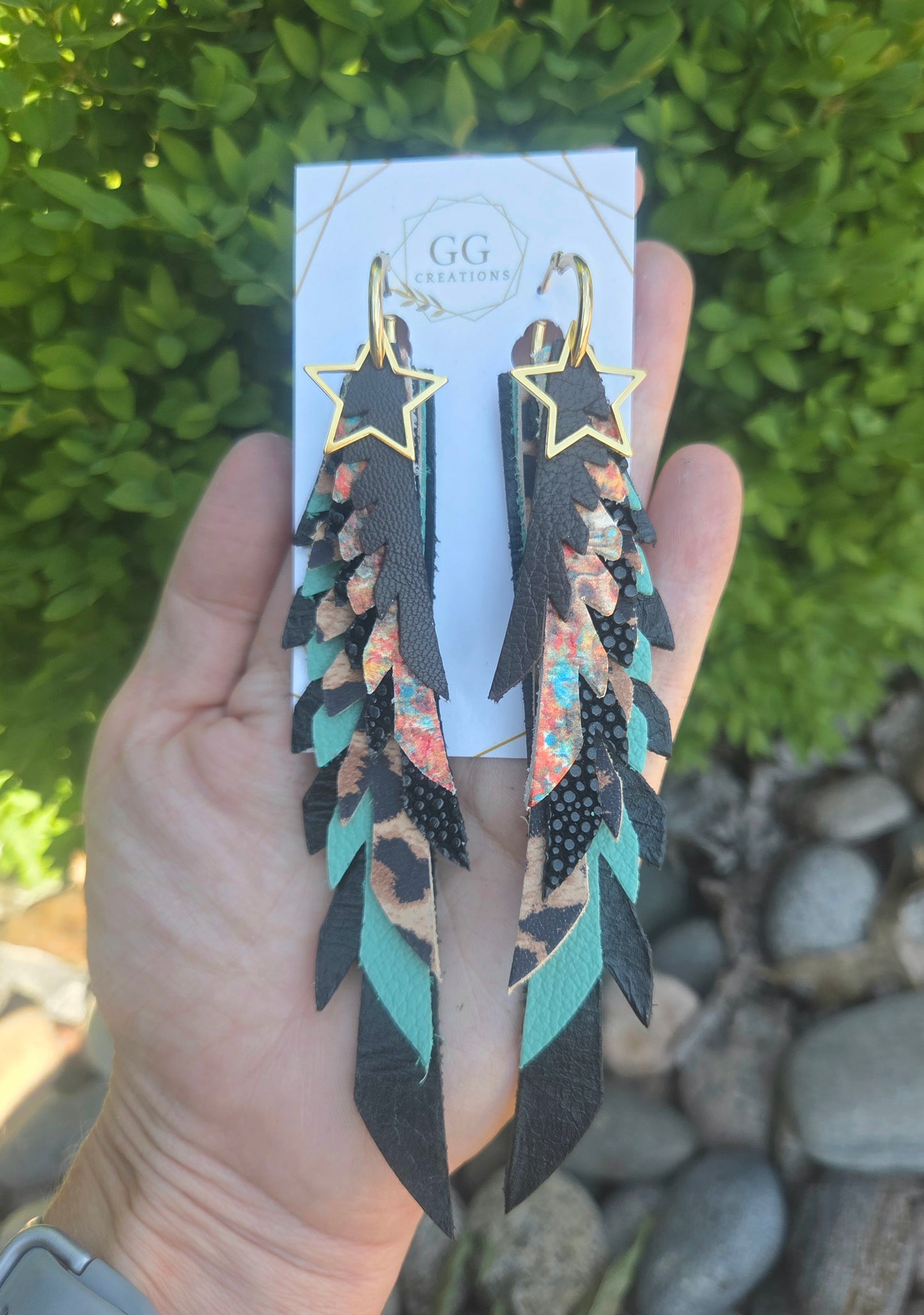 Preorder - Razor Edge Feather Layering Feathers -  6 layers - Steel Rule Wooden Earring Die